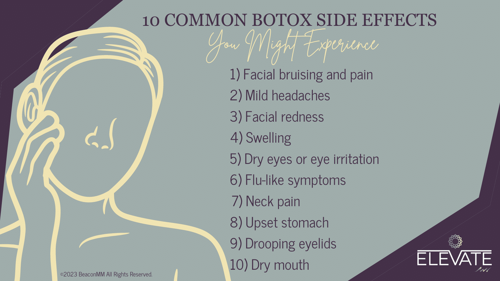 Top 10 BOTOX Side Effects and What to Do About Them